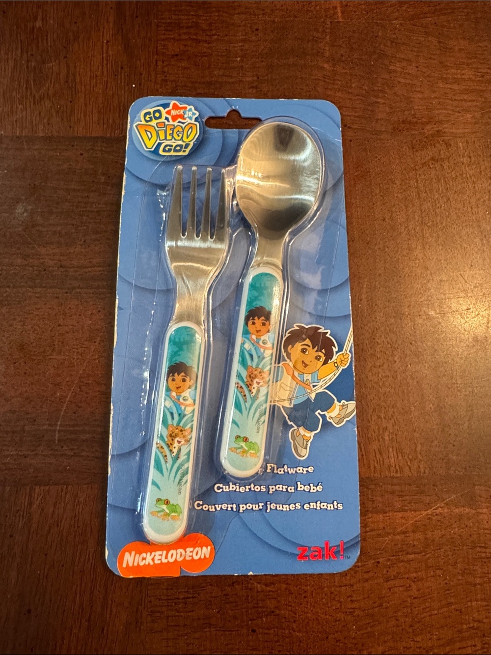Go Diego Go Toddler Baby Cutlery Flatware Spoon Fork